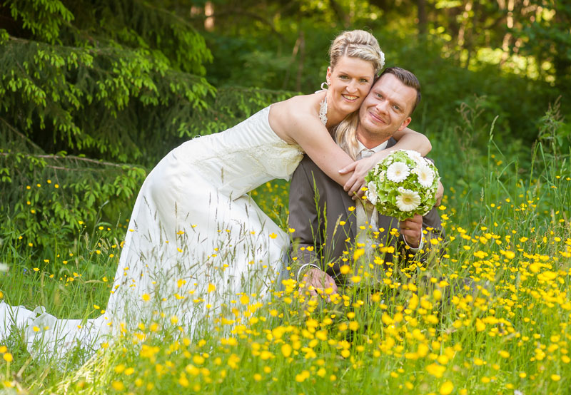 Hochzeit im Grünen