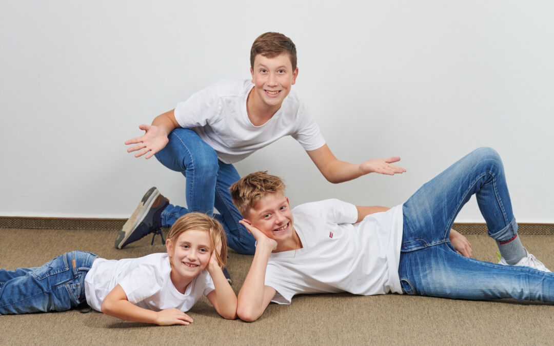 Familien-​Shooting im Foto-Atelier