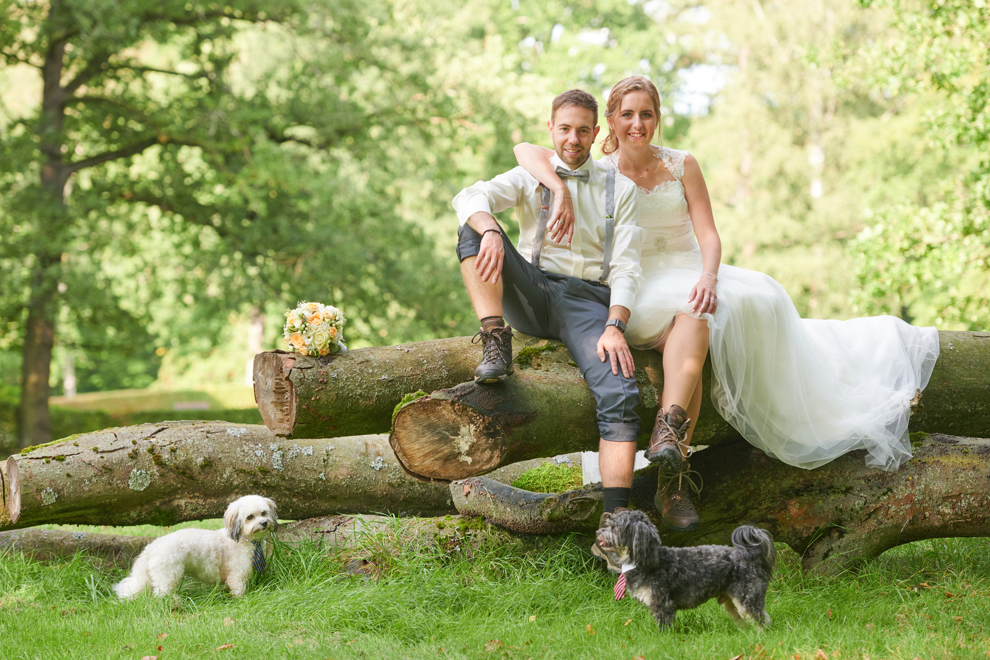 Eine tierische Hochzeit im und um das Gästehaus Wolfsbrunn